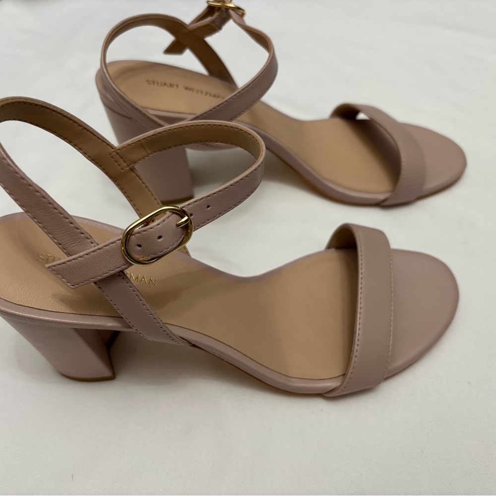 Stuart Weitzman dancer 75 Block in Dolce